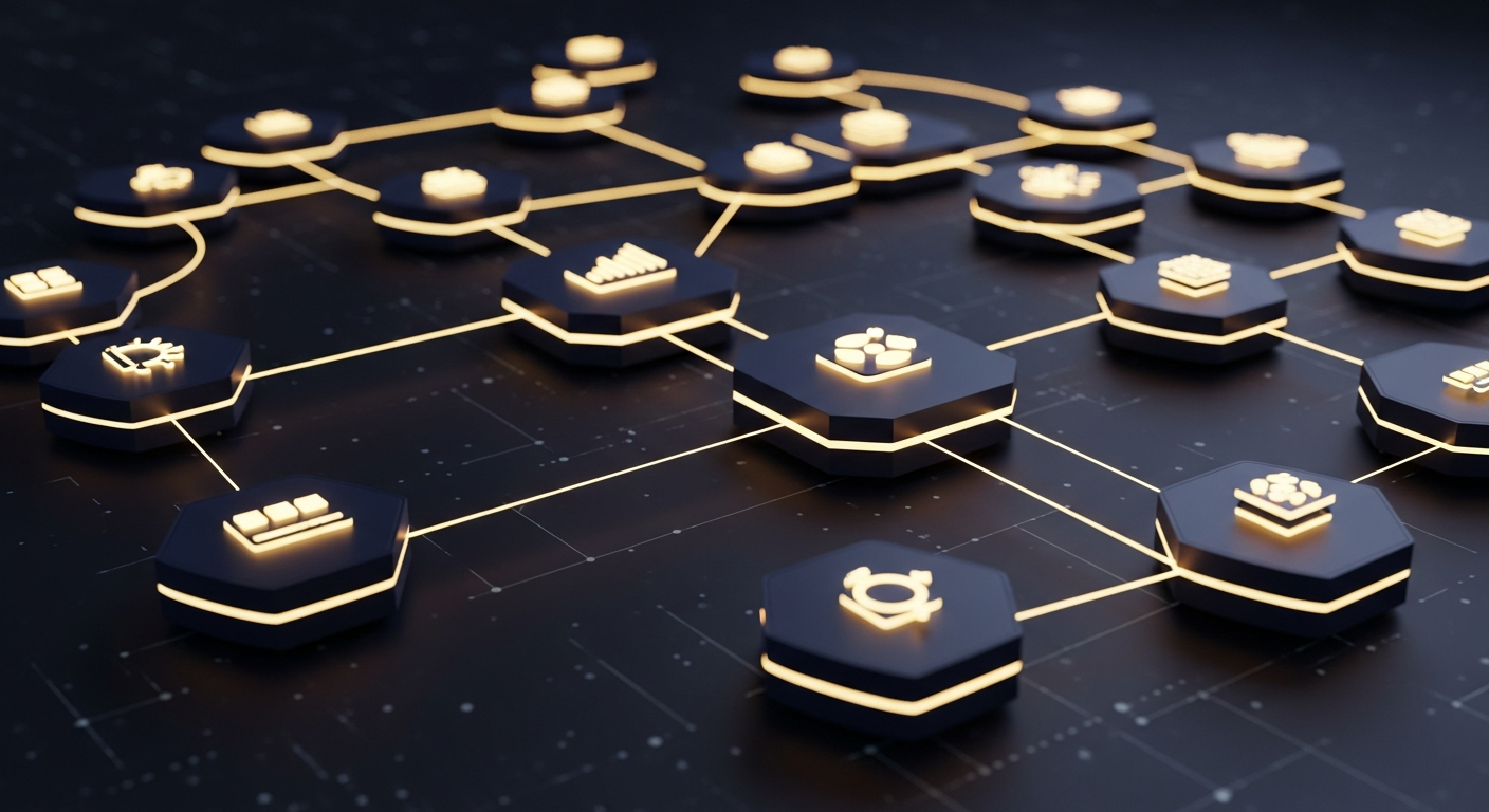 Interconnected AI automation nodes